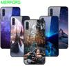 For Samsung A50 Case A51 Tempered Glass Planet Space Cover Glass Back Case for Samsung Galaxy A50S A51 A50 A 50 Fundas Coque