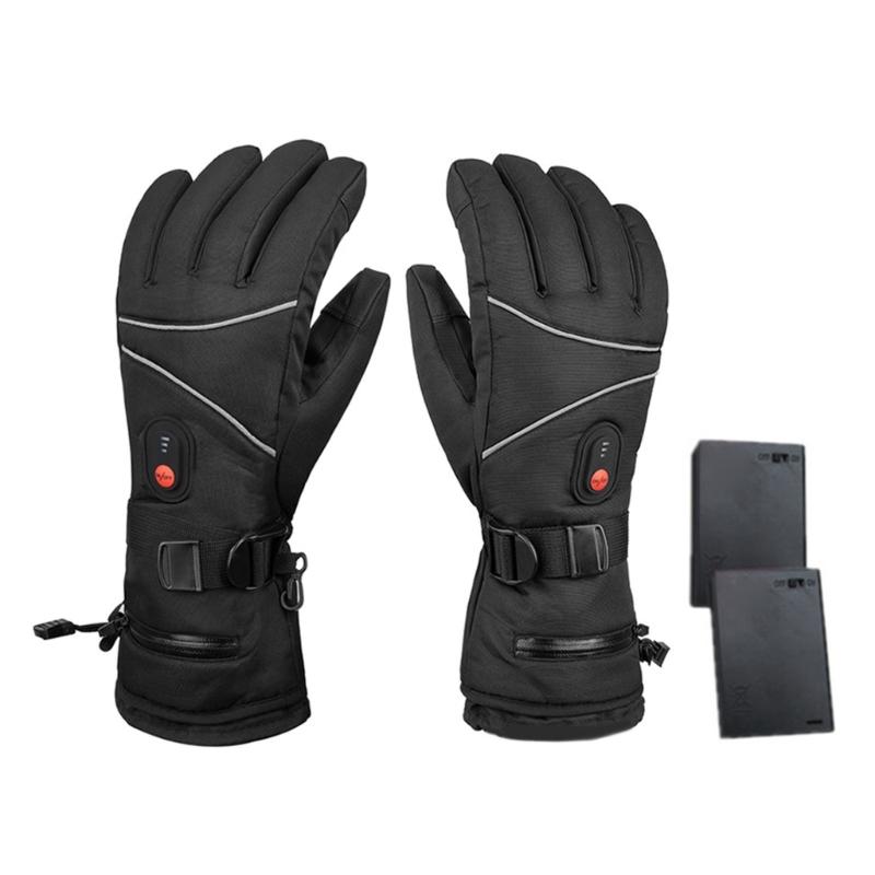 

Heated Motorcycle Gloves Waterproof Touchscreen Heating Gloves for Hiking Bikes 1