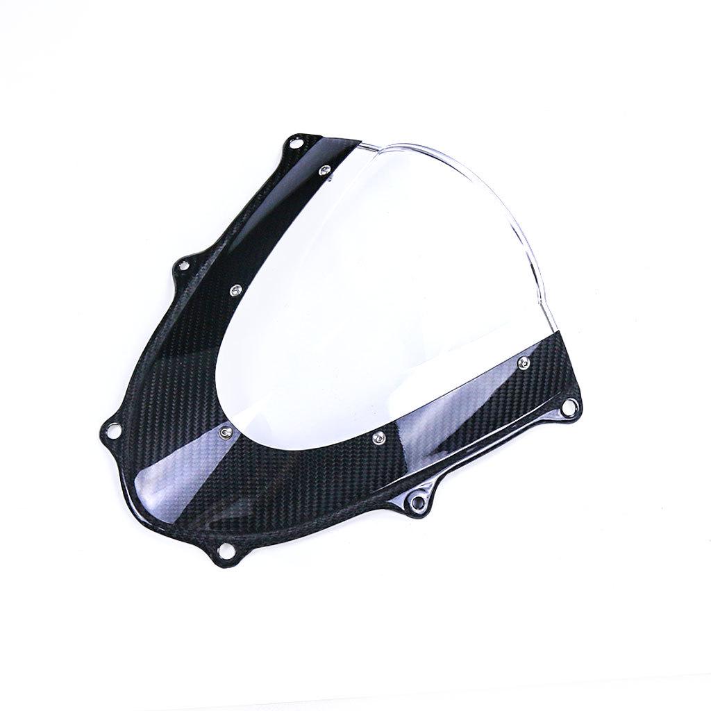 3K Carbon Fiber Front Windshield Plate for Suzuki GSXR1000 2017+ Motorcycle Accessories