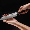 7 Inch Santoku Knife 67-layers Damascus Steel 10Cr15CoMov Blade Ebony Handle Chef Cleaver Meat Slicing Vegetables Kitchen Knives