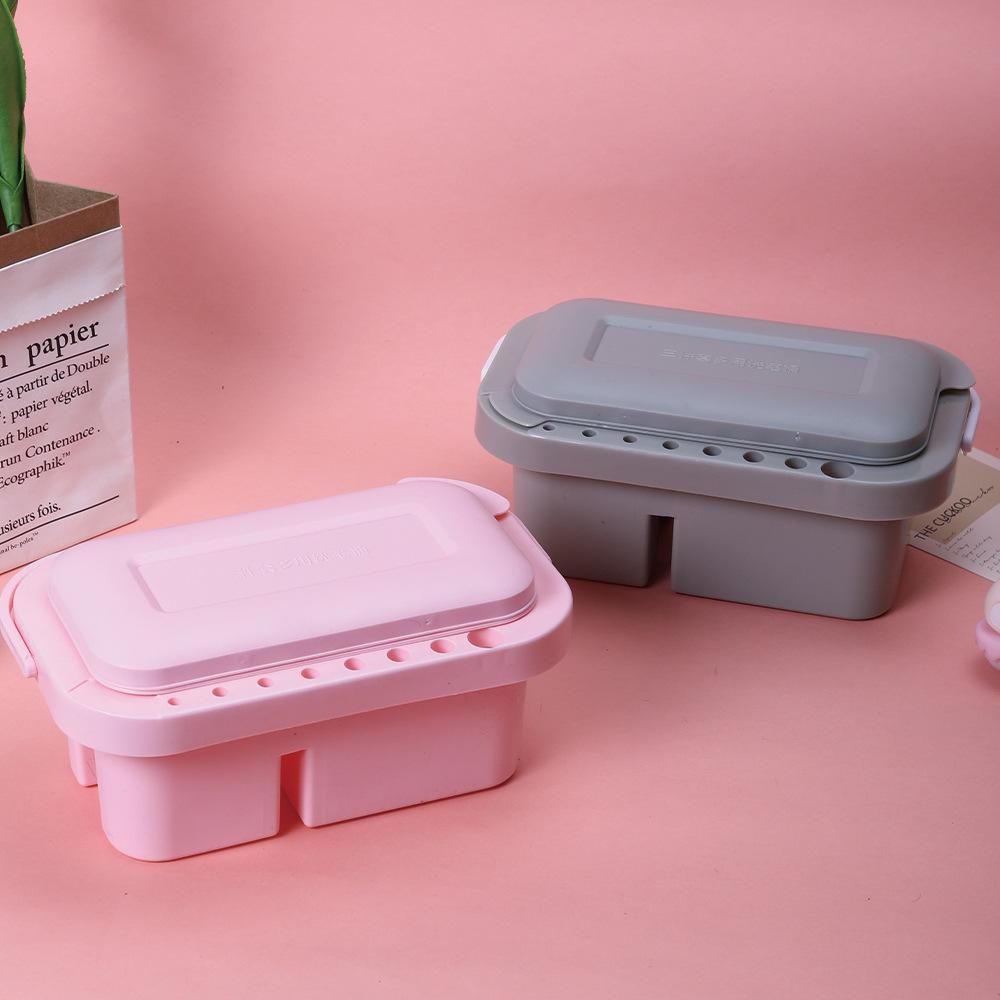 Set d'Arte Portatile Multifunzionale: Tavolozza, Portapennelli e Scatola per Mescolare i Colori