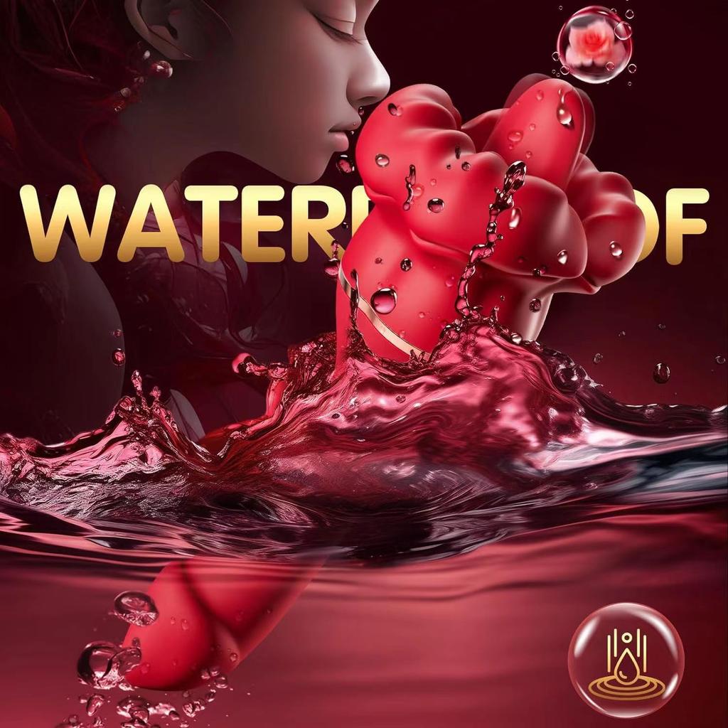 Realistic Tongue Vibrator 10-Speed Clit Licker Silicone Adult Toy for Women Red Stimulator