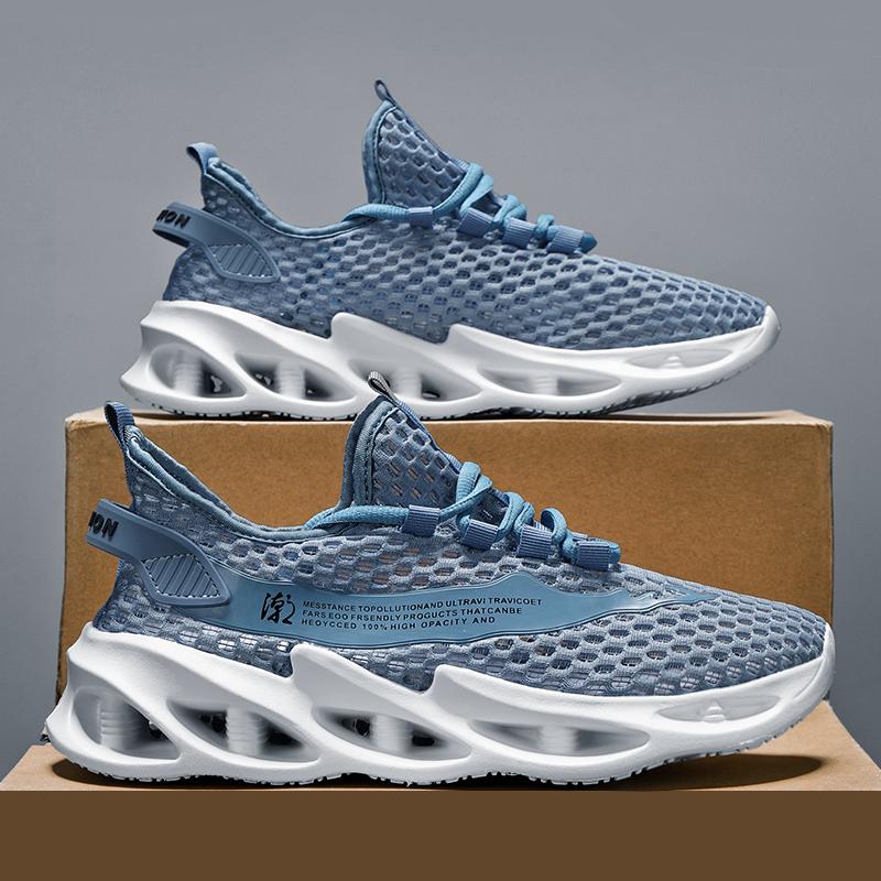 Neue Sommer-Sneaker Herren Trendige Atmungsaktive Laufschuhe Tennisschuhe Outdoor-Sportarten Tenis Masculino Weiß Lässige Walking-Schuhe