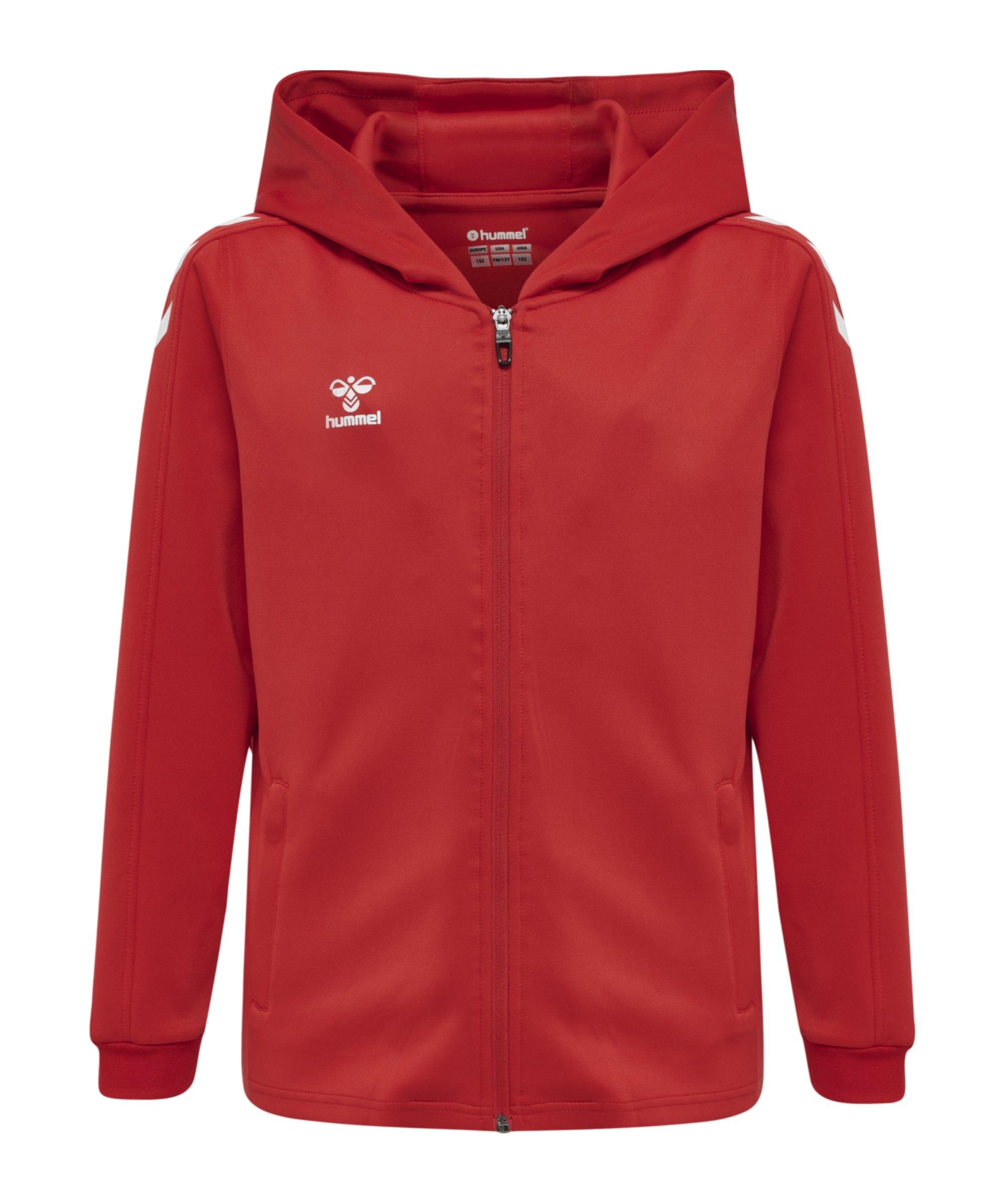 Hummel Rot Kinder-Kapuzenpullover Zip - Bild 4