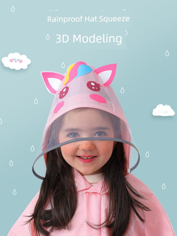 Baby Girl Children's Raincoat for School Kids