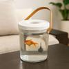 PC Plastic Breeding Aquarium Transparent Handheld Fish Tank Ecological Fish Tank  Educational Toy