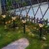 LED Solar Wedding Landscape Lights Auto Sensing Lawn Decor for Reception Venues Backyard Parties