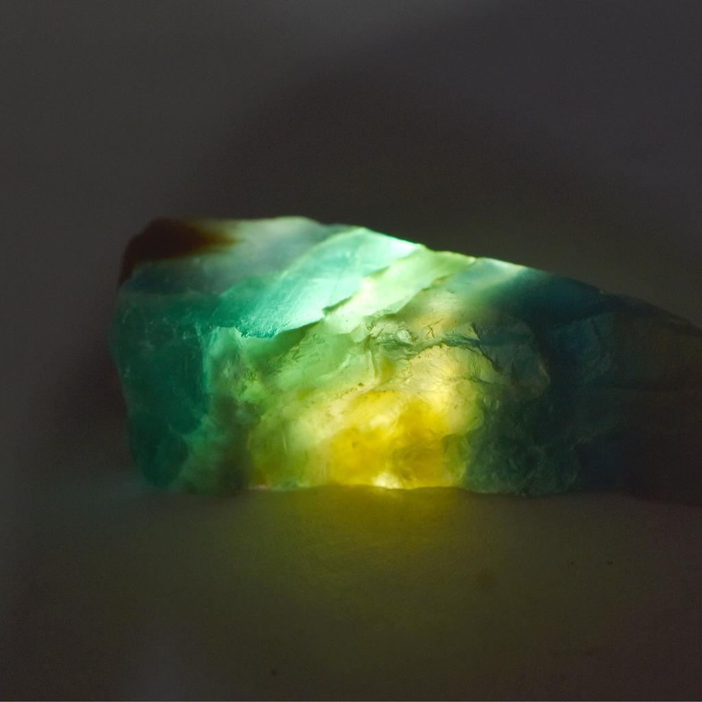 Raw Rough 49.25 Ct Multi Color Natural Fluorite Uncut Loose Gemstone