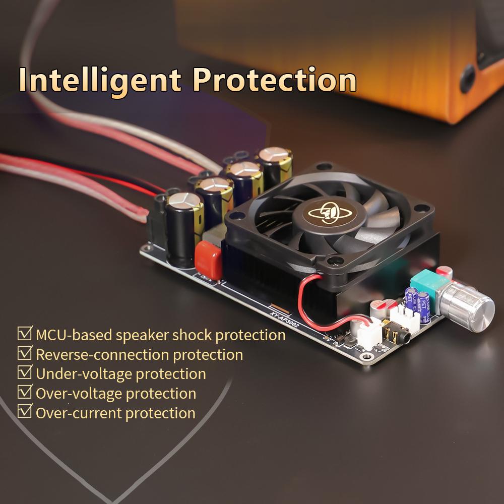 XY-AP3002 Digital Power Amplifier Board TPA3255 High-Power 300W×2 Stereo/Bridged Mono 600W Power Amplifier Module DC18-51V/10A