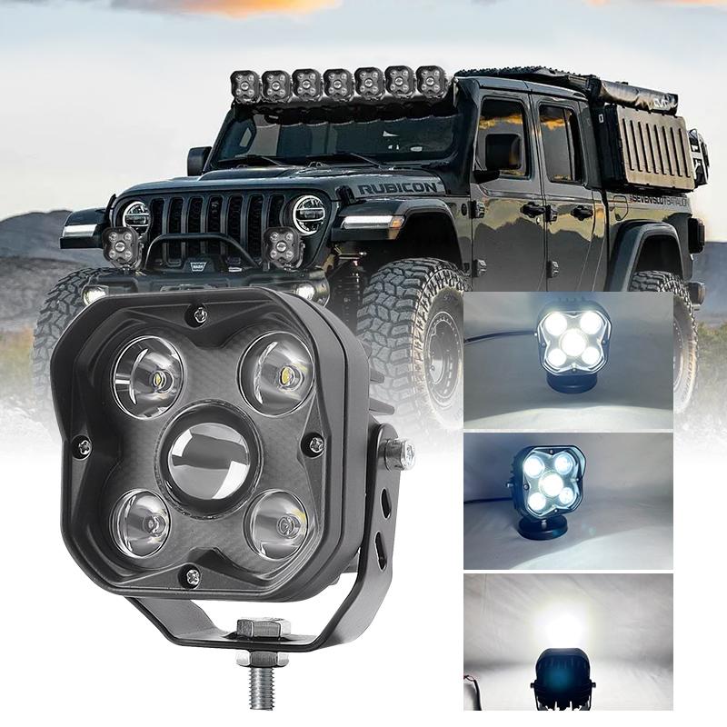 3.2 Inch Super Bright LED Spot Work Head Driving Light For Motorcycle Offroad Truck BUS ATV UTV 12V24V