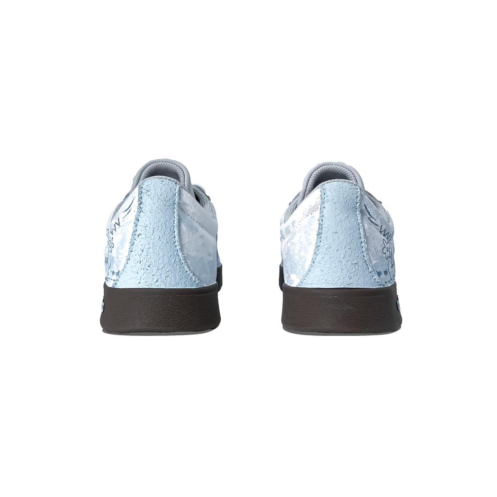 adidas VL COURT 2.0 Heartbeat Cloud White Cushioning, Wear Resistant Low Top Skateboard Shoes Unisex Sky Blue JS3003(Team1047-)