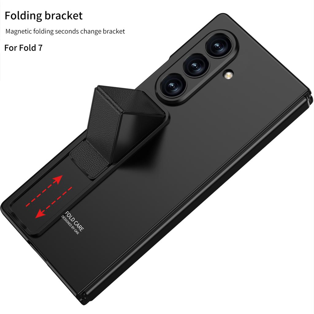 For Samsung Galaxy Z Fold 7 Case Hard With FOLDING BRACKET Stand Film Protective Back Cover Case For Samsung Z Fold7 Phone Shell