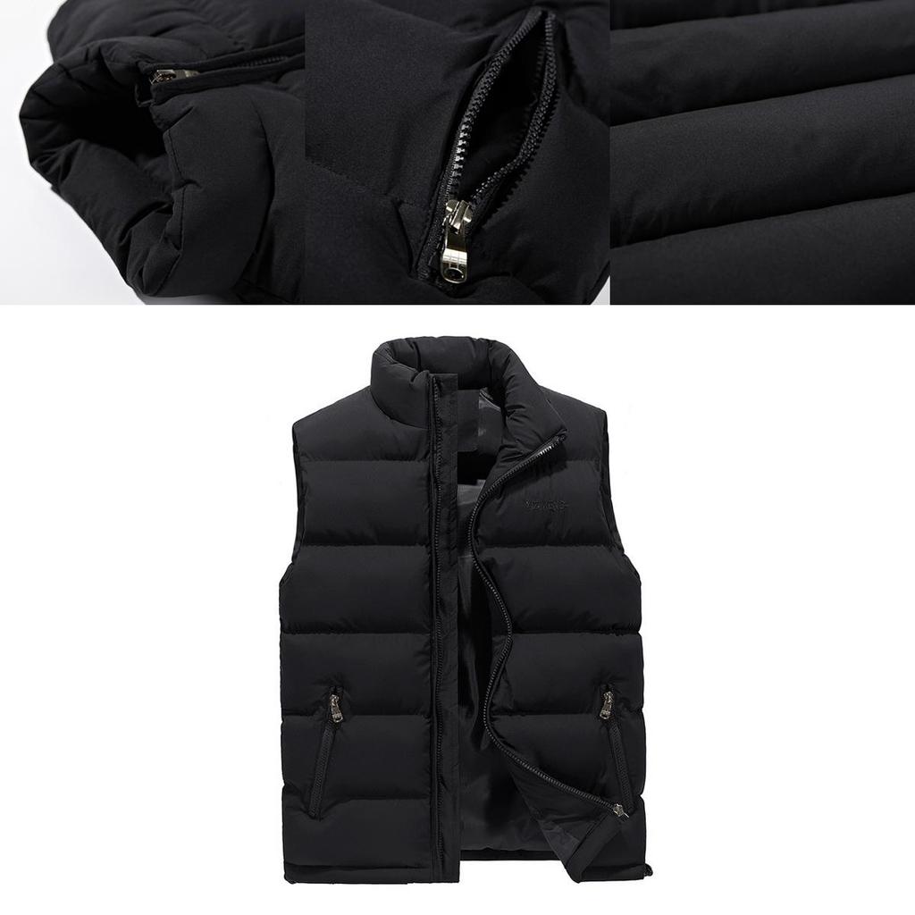 Winter Down Mens Vest Body Warmer Warm Sleeveless Padded Jacket Coat New