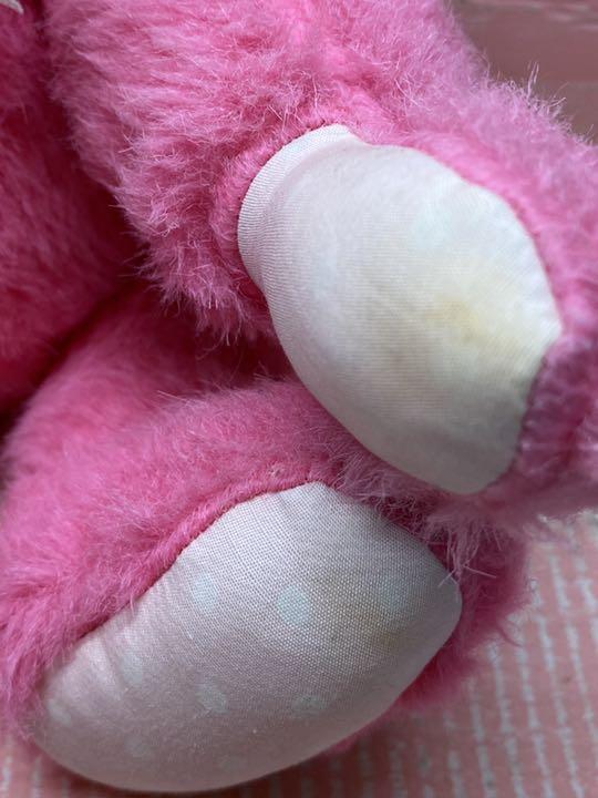 [USED] Ashiya Kumaya Teddy Bear Pink Bear Vintage