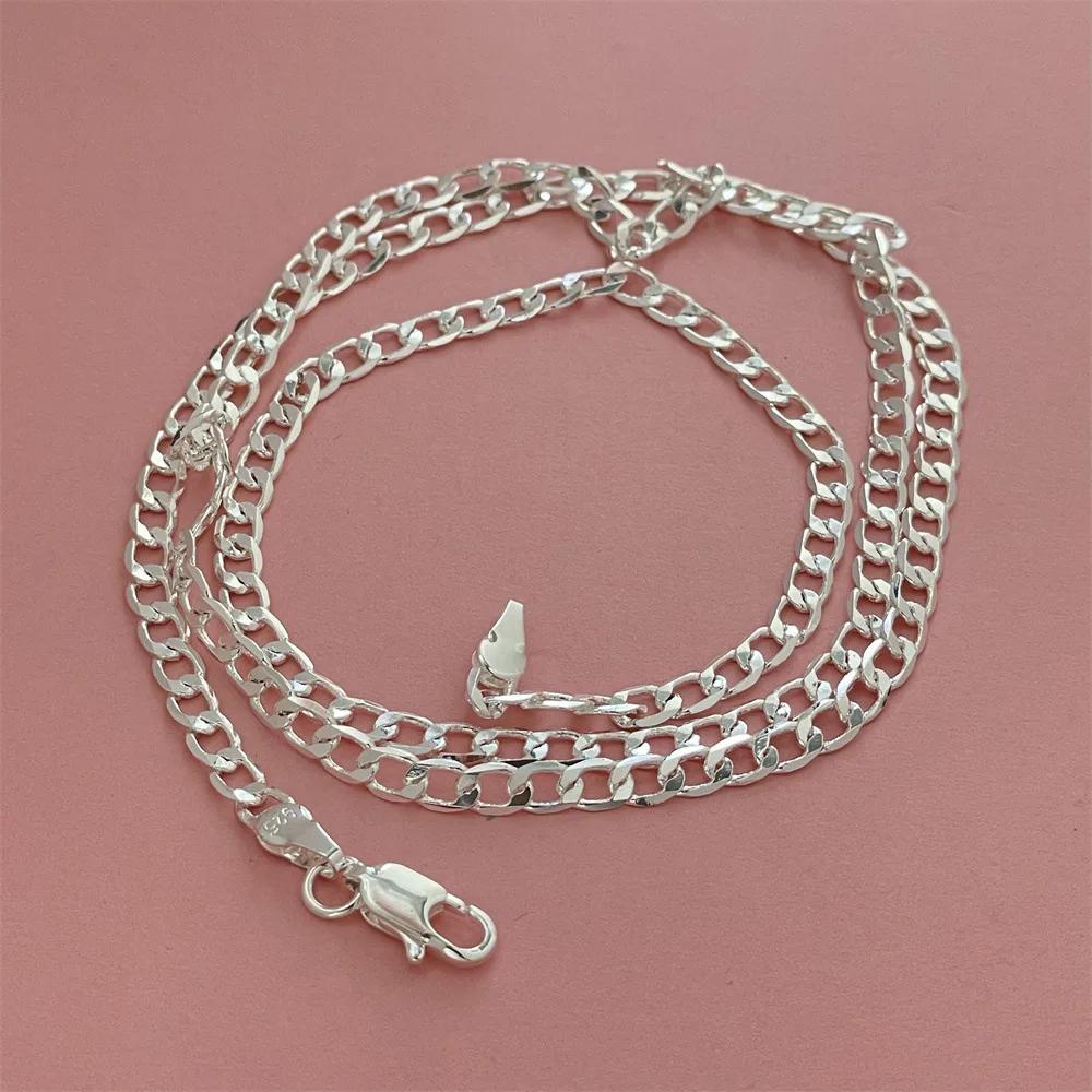 Fine 6MM Men Solid Copper Color Necklace Exquisite Noble Luxury Gorgeous Charm Fashion Wedding Chain Women Jewelry