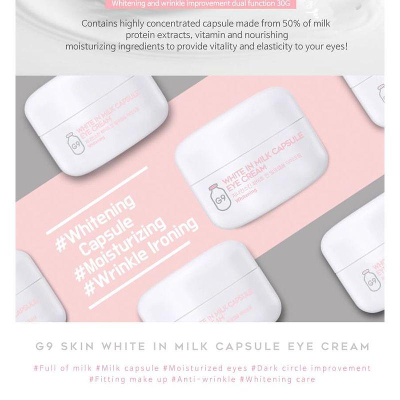 G9SKIN - White In Milk Capsule Eye Cream 30g