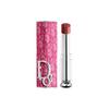 Lipstick Two-piece Set: Classic Rose Pink Printed Lipstick Shell + Glamorous Lipstick Refill #727 Tulle