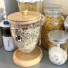 Transparent Plastic Kitchen Coffee Bean Cup – Airtight Sealed Storage Jar Container