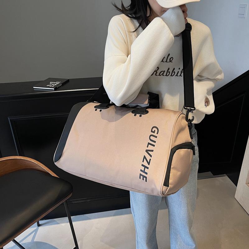 New sports fitness bag multi-functional wet and dry separation yoga swimming training bag large capacity short trip bag