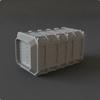 Futuristic Container Model Stackable Modular Wargame Scenery Paintable Cargo