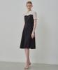 Ollibeudeollibeu See-Through Layered Flare Dress Ow6Mo4040