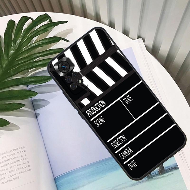 Clapper Board Funda For Xiaomi Redmi Note 14 13 10 11 12 15 Pro Plus Case For Redmi 15 13C 12C 10C 14C 15C