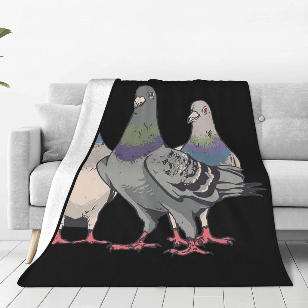 Piccioni, Allevamento di Piccioni, Appassionati di Piccioni Coperte Flanella Portatile Divano Coperte da Lanciare per Divano Letto Coperte da Lanciare Copriletto