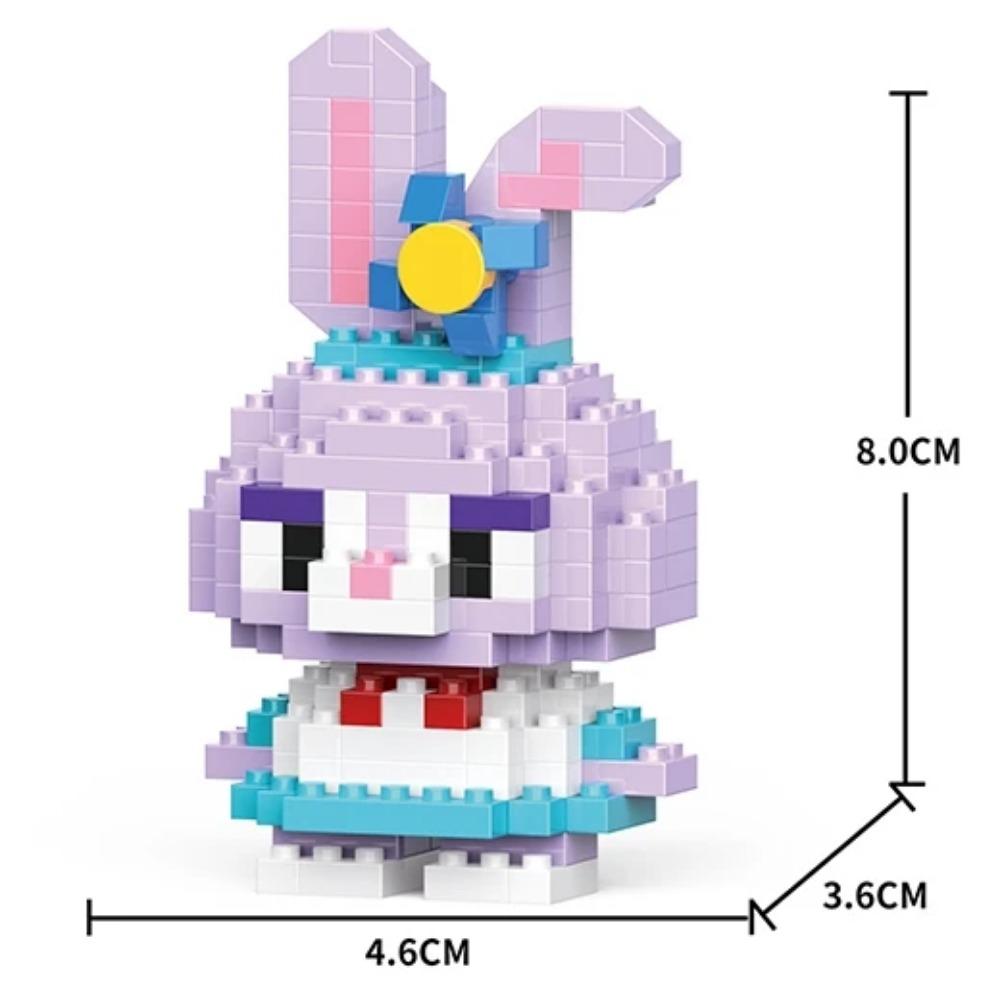 Disney Anime Princess Building Blocks Stitch Mickey Mouse mini Action toy Figures Blocks Toys Bricks Assemble Toys Kids Gifts