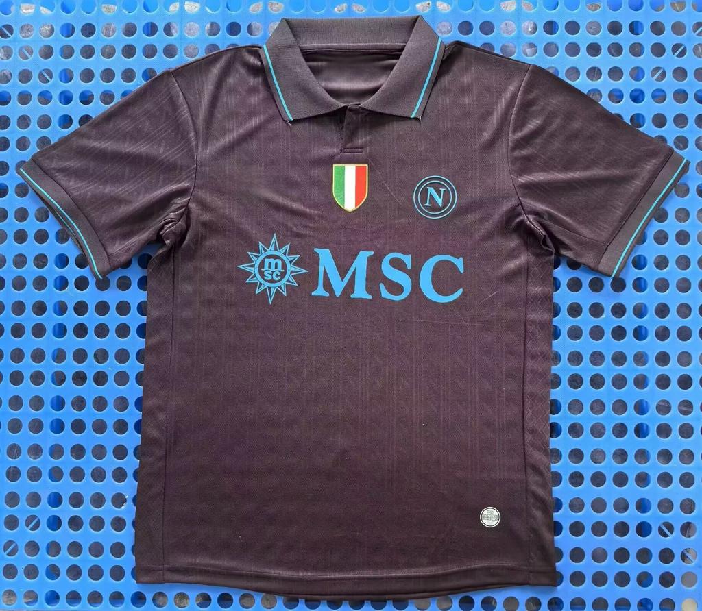 2526 Thai Football Fan Jersey Santos Marseille America Mallorca Short-sleeved Quick-drying T-shirt New La Liga