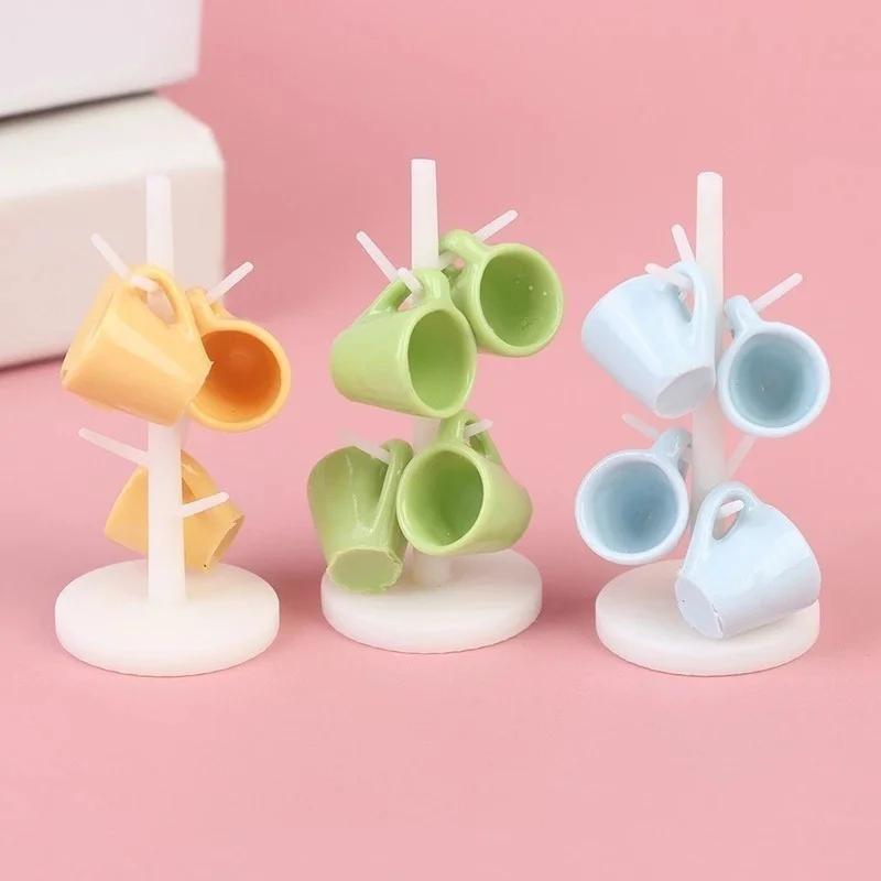 Mini Dekorace Pánev Konvice Šálek na Kávu Figurky Více Možností pro Domeček pro Panenky Kuchyňské Nádobí Doplňky pro Panenky