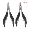 1 Pcs Black Handle Plier With Flat Grooves 3Mm And 5Mm Grooves Pre-Bonded Hair Extension Clamp