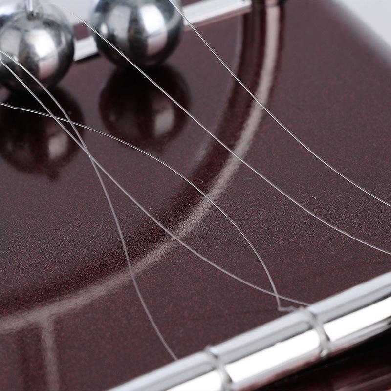 Maszyna Ruchowa Kołyska Newtona w kształcie litery T - Kreatywny Wystrój Domu i Ozdoby na Prezent dla Ucznia