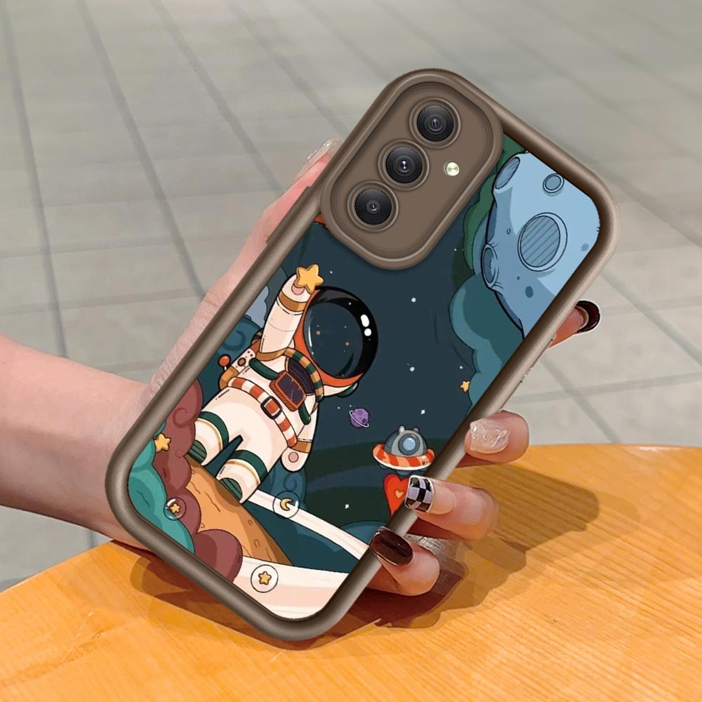 Soft Silicone Square Ladders Cartoon Pattern Full Cover Camera Protection Shockproof Case for Huawei Honor Xiaomi Redmi Samsung