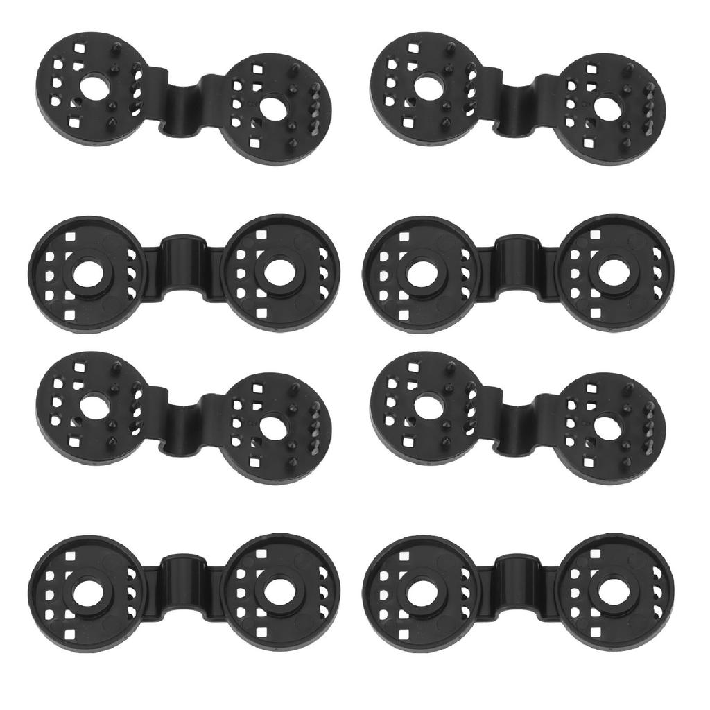 20 Pcs Shade Cloth Lock Grip PP Net Fence Fabric Fixing Clamp for Insect Garden Agricultural Nets