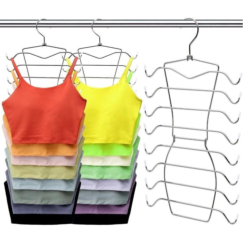 8patrové věšáky na tílka a sportovní podprsenky Šetří místo Organizéry do skříně Silný věšák na spodní prádlo pro uložení na hrudi