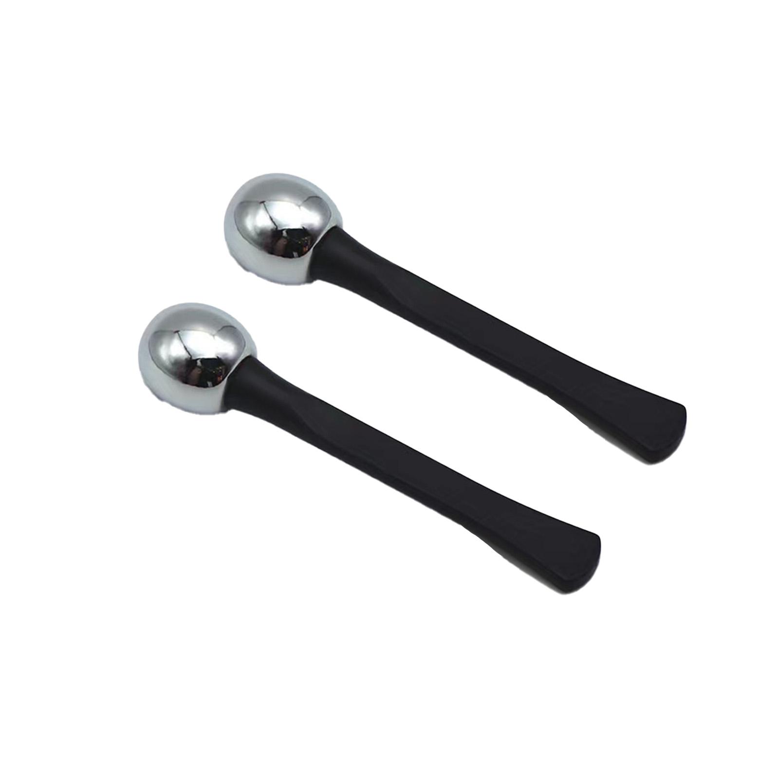 

Набор из двух роликов для крема для век - металлические палочки для отеков и темных кругов под глазами. Гладкая поверхность, легко чистится. Цвета: зеленый, белый, черный чёрный