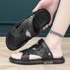 Mode Zehentrenner Herren Sommer Hausschuhe Freizeitschuhe Strandsandalen Outdoor Pantoletten Laufkomfort Designer Mode Luxus Leder