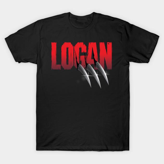 

Мужская черная футболка с принтом Logan Печать на трансферной бумаге без вырезания Хлопковая футболка 4XL чёрный