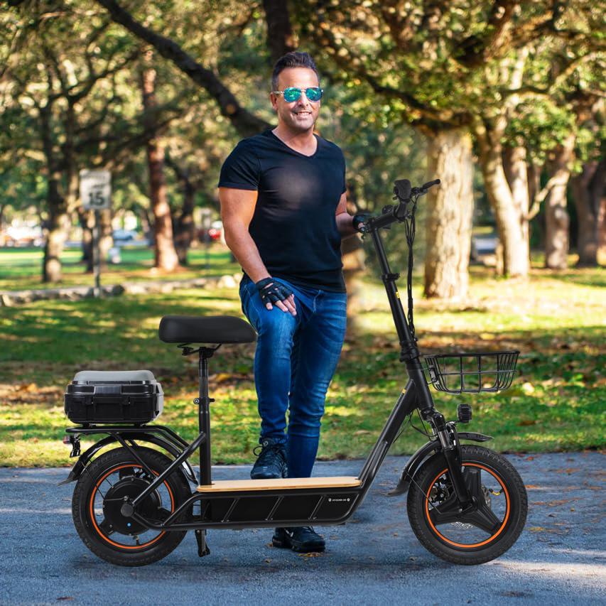 2025 New Unisex S14pro,motor 1200W Battery 48V20.6AH Portable Folding Electric Scooter 14 Inch Tires Max Speed 45km/h Range 50km
