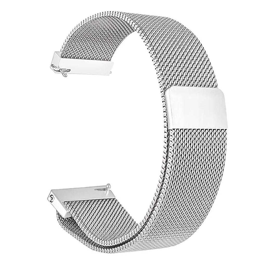 22mm Milanese Loop Strap for Redmi 3 Lite Steel Metal Strap for Xiaomi Active Smart Accessories 20mm Galaxy Watch 6 5 4 40 44mm