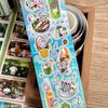Kawaii Stationery Sticker for Scrapbooking Cute Animal Washi Tape Decor Summer Food Theme Ice Cream Fruit Stickers DIY Craft