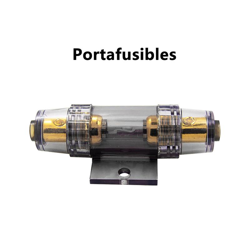 Universal 8GA Car Audio Amplifier Sleeve Cable Plus Bellows Horn Cable Car Audio Speakers Wiring Kit for Auto Vehicle Parts