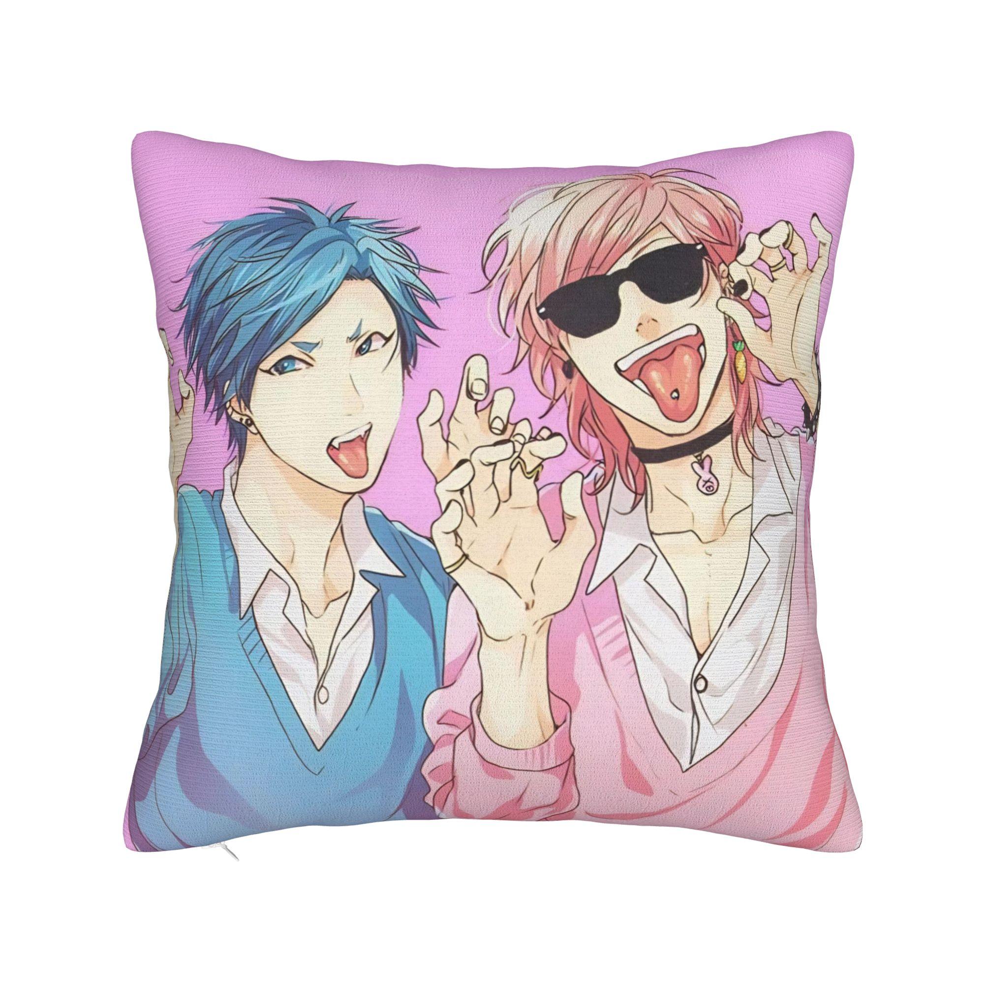 Клуб Ярочин Юри Наволочка Графическая Наволочка для Подушки Винтажная Наволочка для Гостиной Стула 12x12Inch