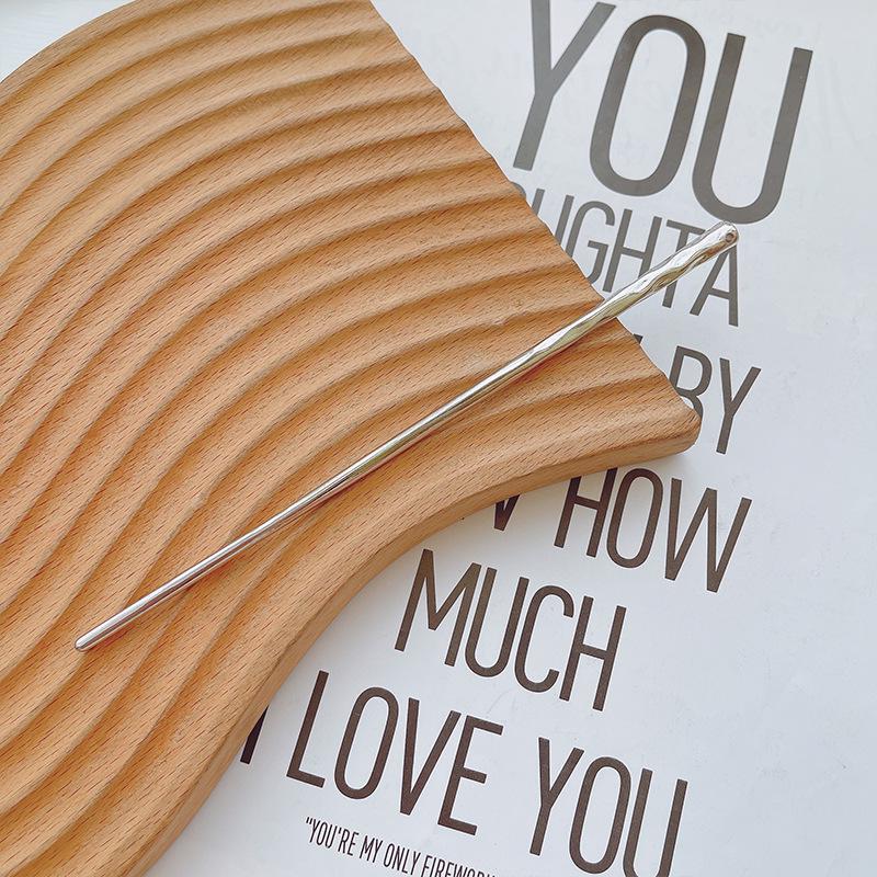 Irregular Artistic Metal Hairpin - New Korean Style Girls Bun Accessory