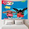 Custom Name Bing Print Tapestry, Backdrop, Easy Setup, Ideal for Bedroom, Office & Living Room, with Aesthetic Wall Hanging Decor.