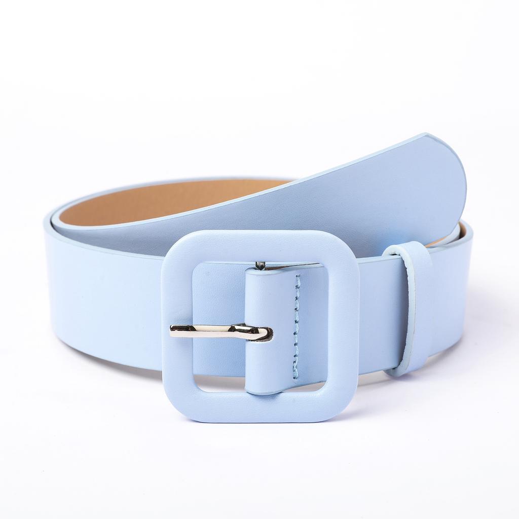 Gürtel für Damenkleid Schlichter Damenbreitgürtel PU-Ledergürtel Mode Luxus Designer Marken Gürtel Damen Schwarz Rosa Riemen