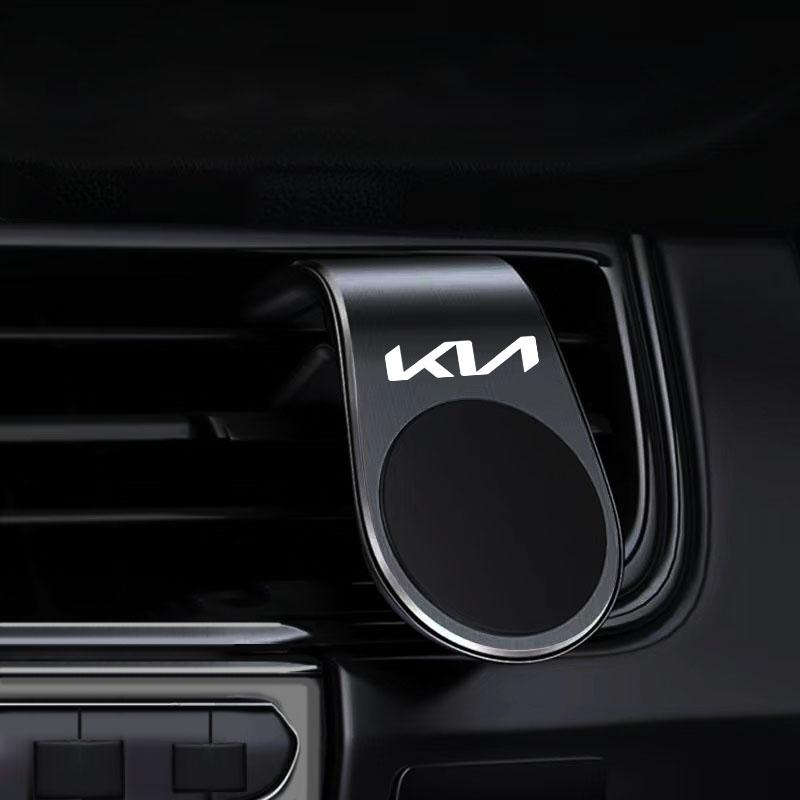 2026 Heißer Autoaufkleber Magnetischer Auto-Handyhalter Lüftungsgitter-Magnetbefestigung GPS-Smartphone-Handyhalter Für KIA RIO 2 3 4 5 Xline x lin