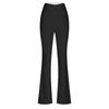 Moda feminina cintura alta levantamento de quadril yoga calças de moletom calças largas largas