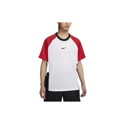 Color-Block Crew Neck Short Sleeve T-Shirt Men Tops Multicolor CU4122-100