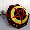Pentagramm Symbol Aufkleber Mystisch Wicca Heidnisch Okkult Magie Dekorativ Wasserdicht Tragbar 3-fach Kompakter Regenschirm für Mich